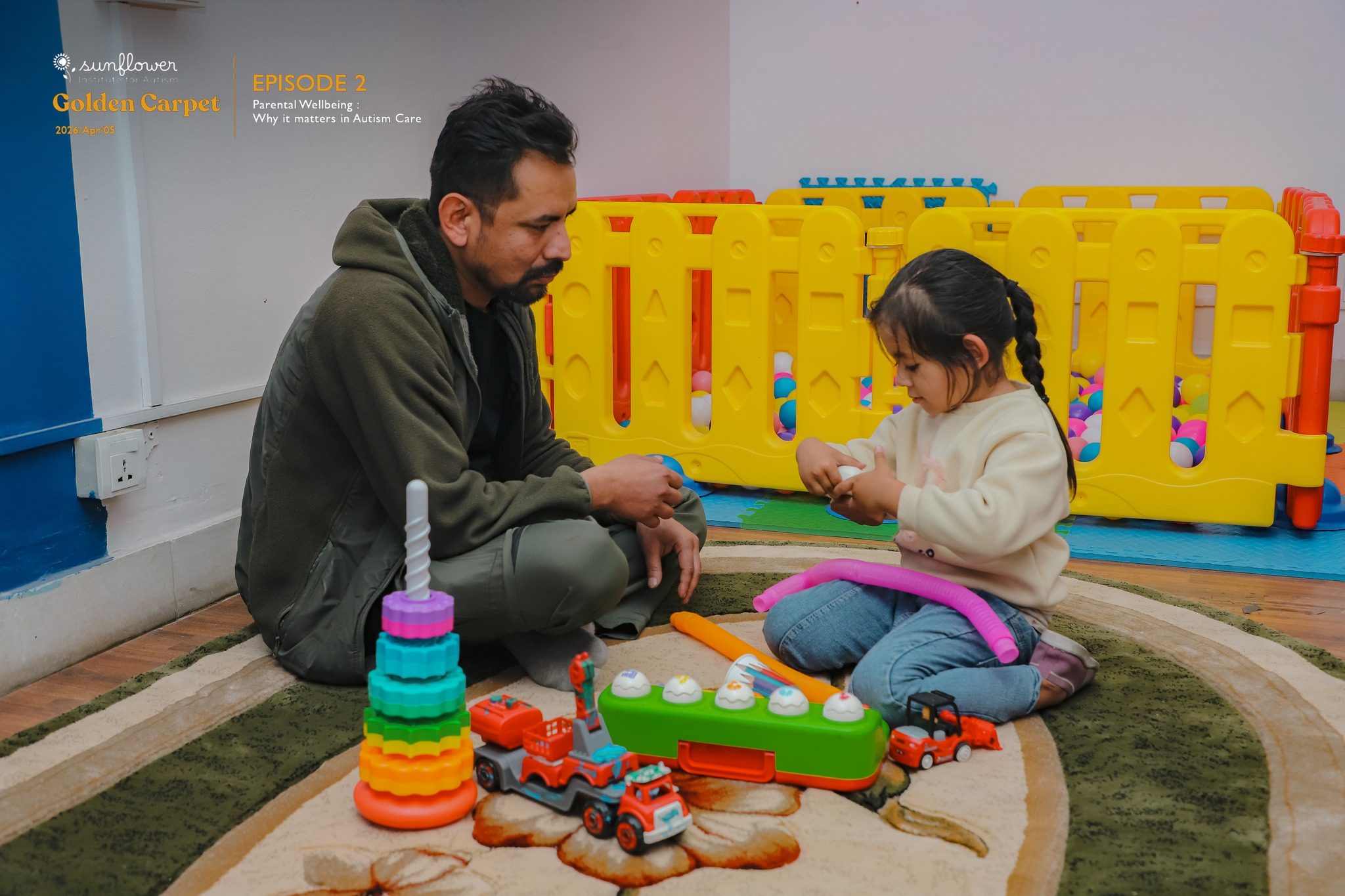 Autism therapy and developmental support session for a child at Sunflower Institute for Autism Nepal